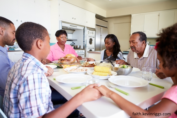 Family Giving Thanks